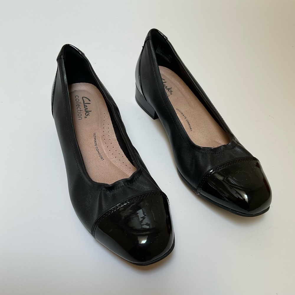 Clark Collection Ortho-resr bunion dress shoes orthopedic low heel loafers pumps